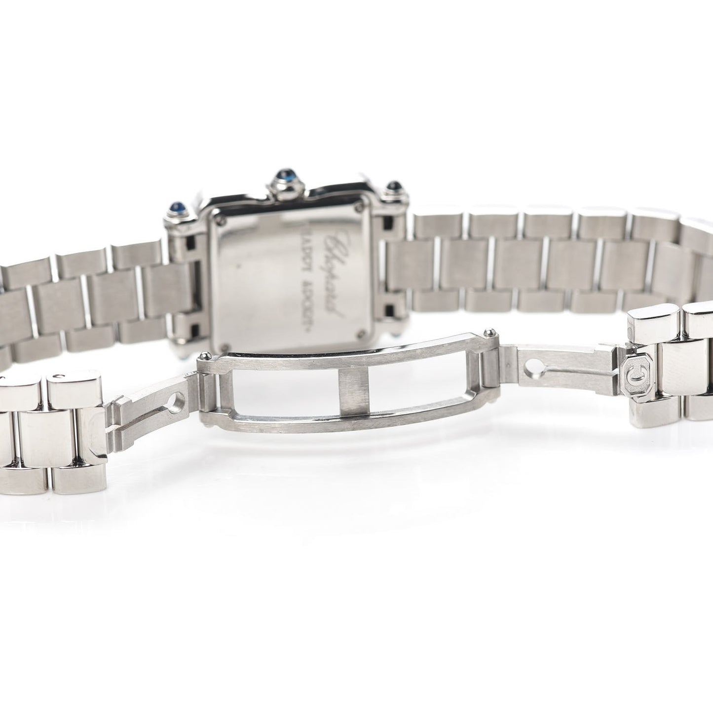 Stainless Steel 5 Diamond 23mm Happy Sport Quartz Watch Brown