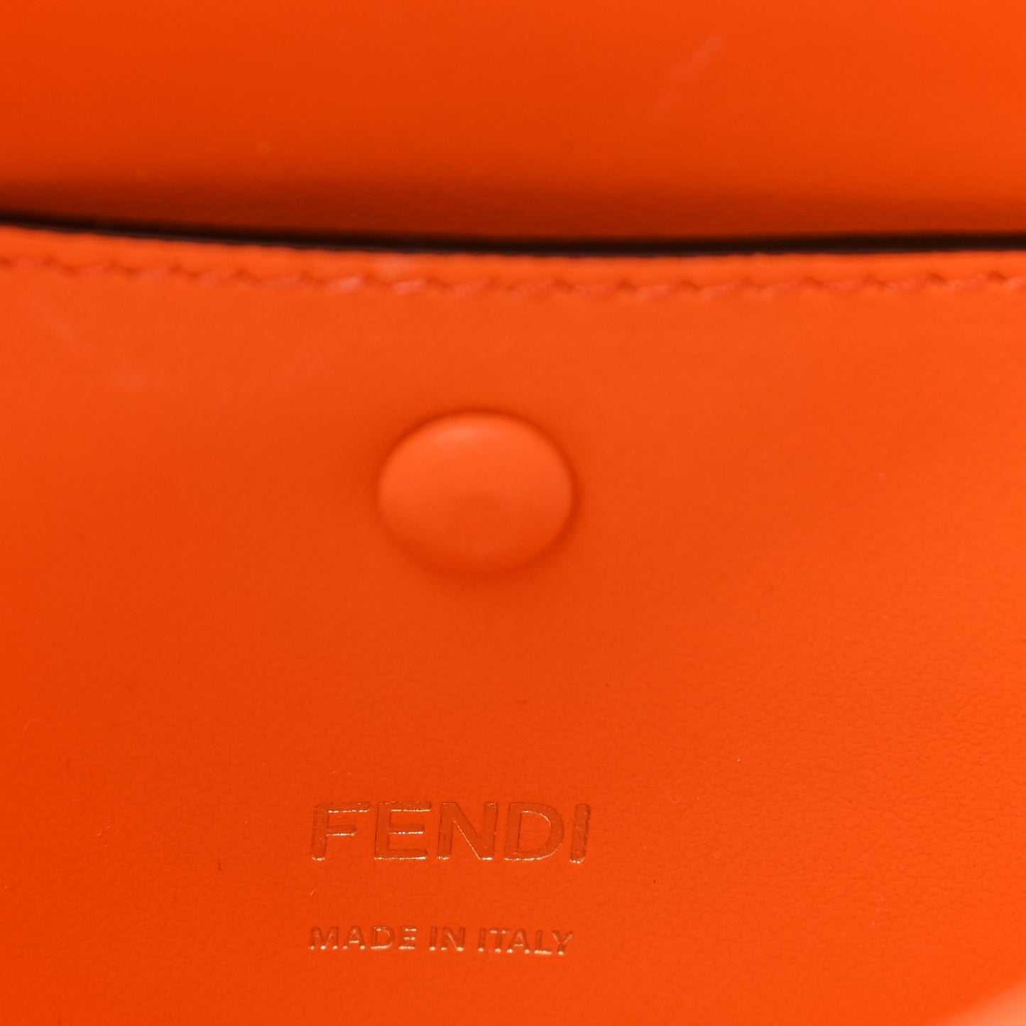 TPU FF Vitello Century F is Fendi Small Kan I Shoulder Bag Aranciata