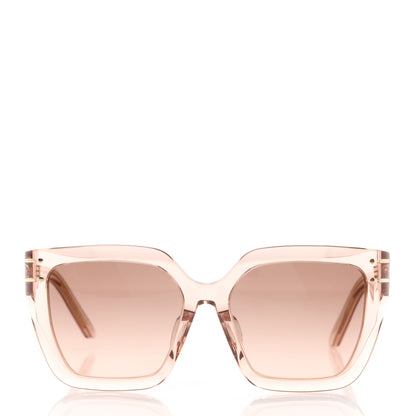 Christian Dior Acetate Diorsignature S10F Square Sunglasses Transparent Pink 2 of 9