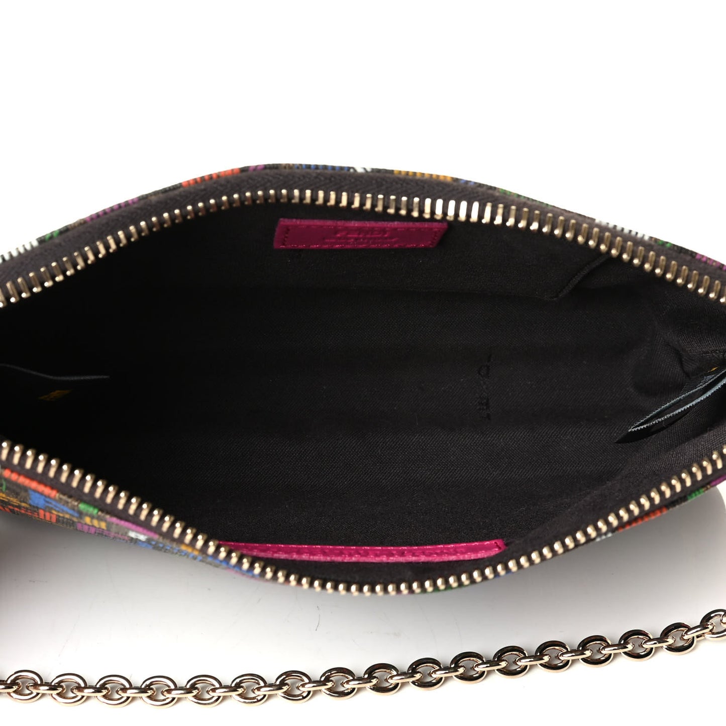 Zucchino Spalmati FF Multicolor Pochette Tobacco Multicolor Fuchsia