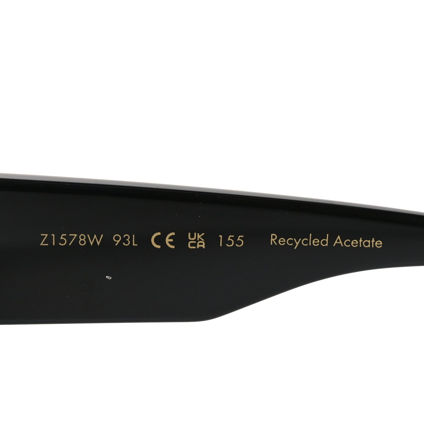 Acetate Swarovski Crystal Cyclone Sunglasses Z1578W Black