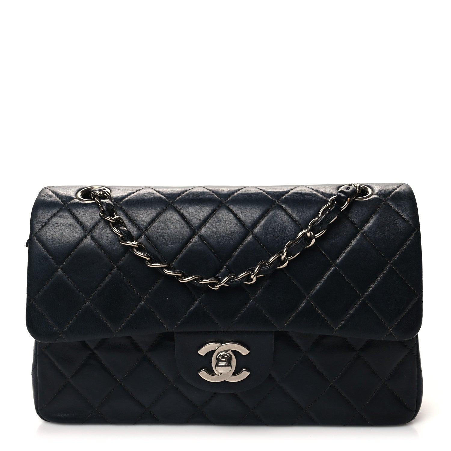 Chanel Lambskin Quilted Small Double Flap Black 1 of 11
