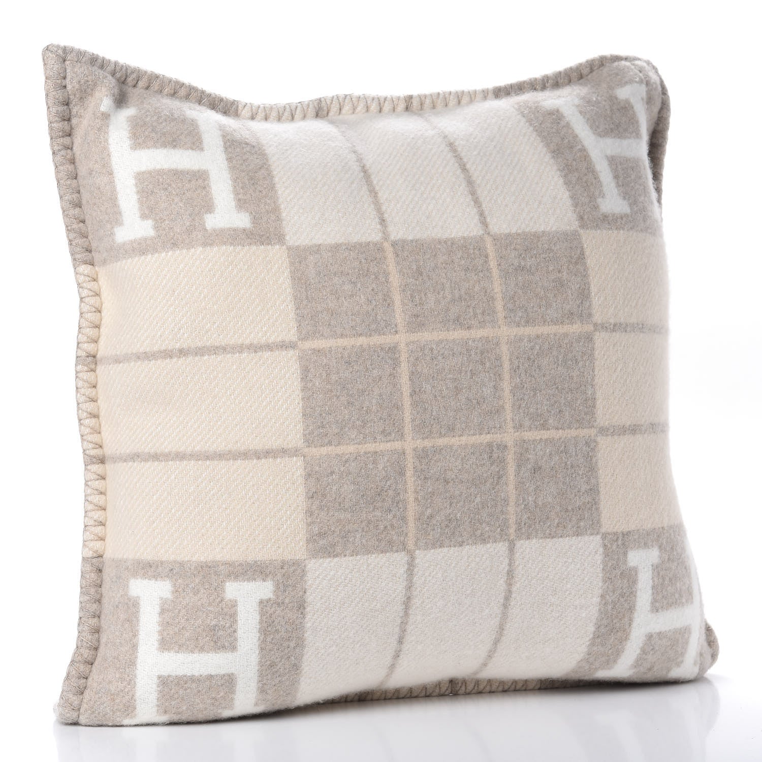 Hermes Wool Cashmere Avalon III Pillow PM Coco Camomille 2 of 4
