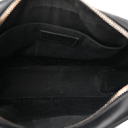 Saint Laurent Calfskin Matelasse Monogram Monochrome Lou Camera Bag Black 5 of 13