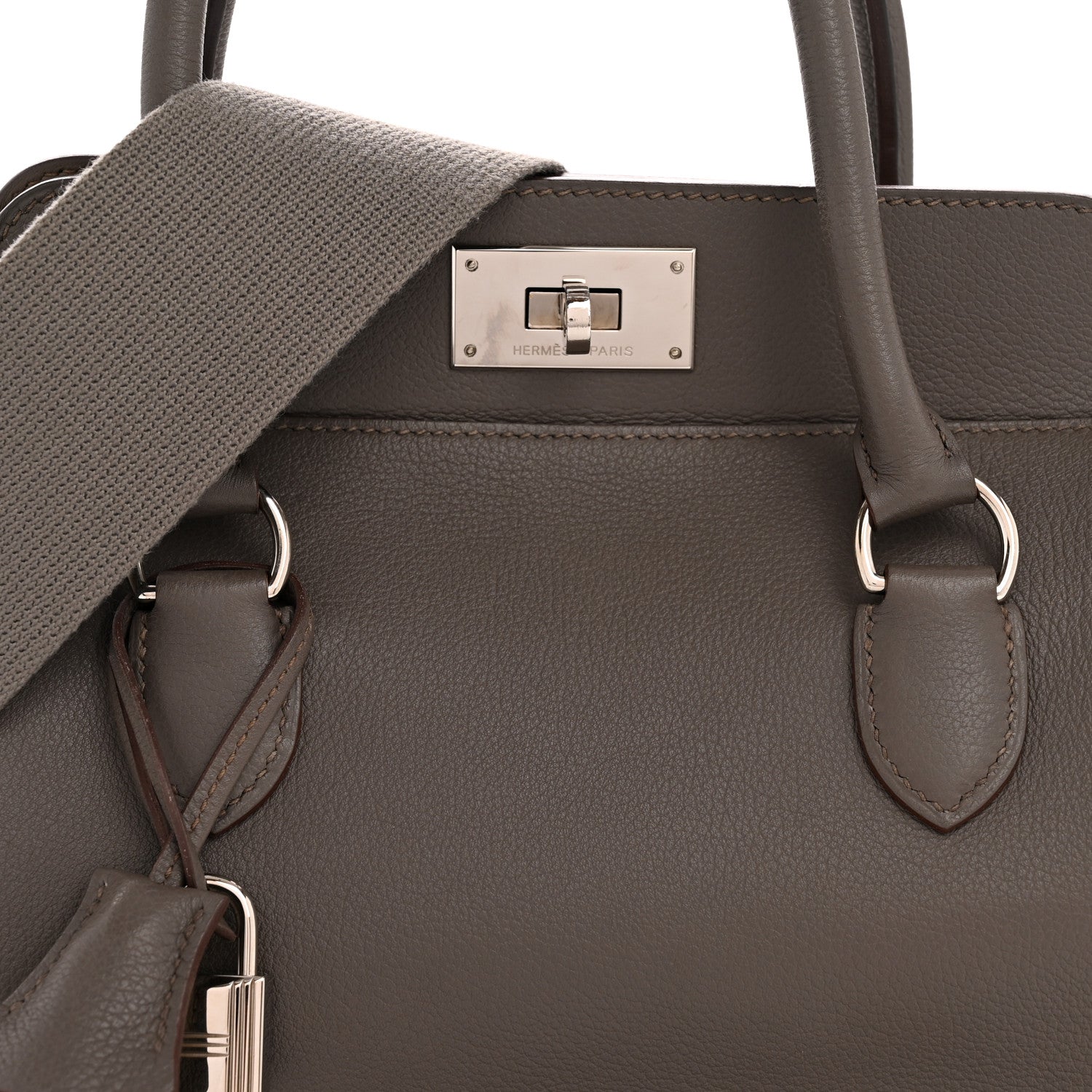 Hermes Swift Toolbox 20 Etain 1805575 – FASHIONPHILE