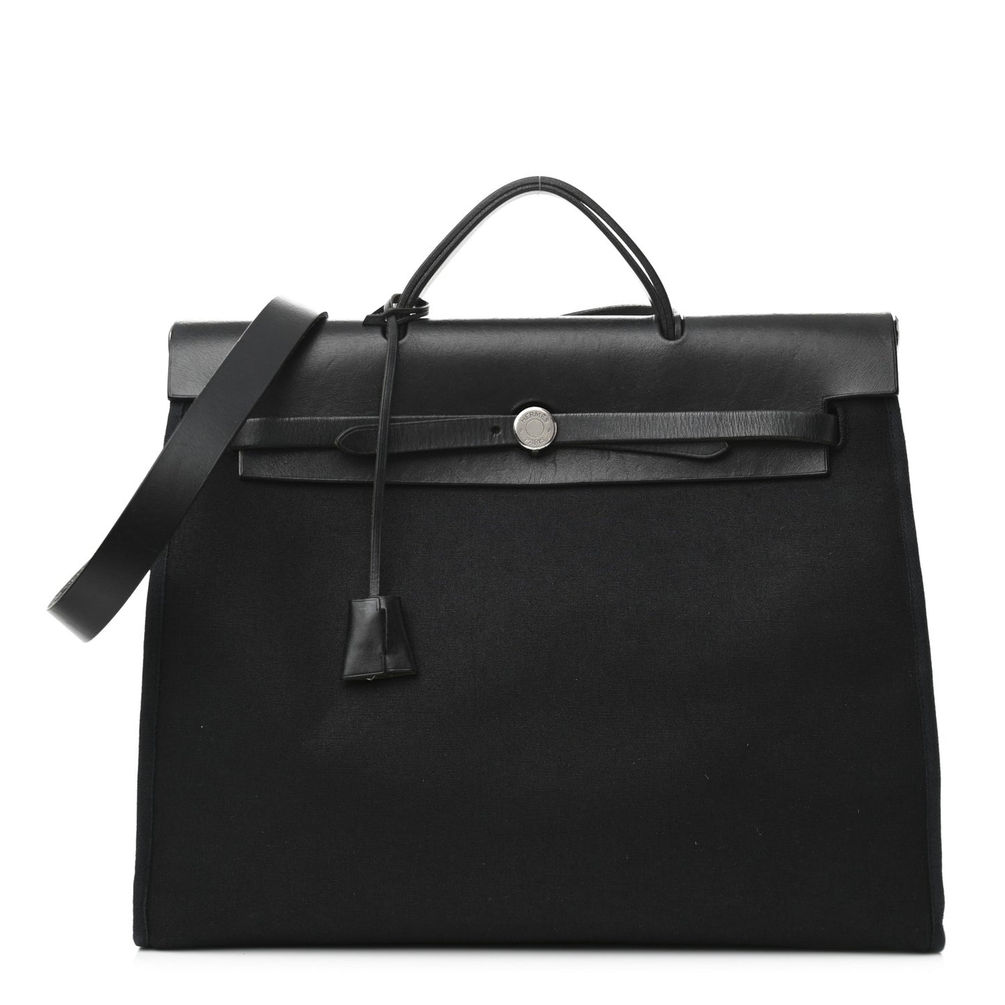 Toile Vache Calfskin Herbag 39 MM Black