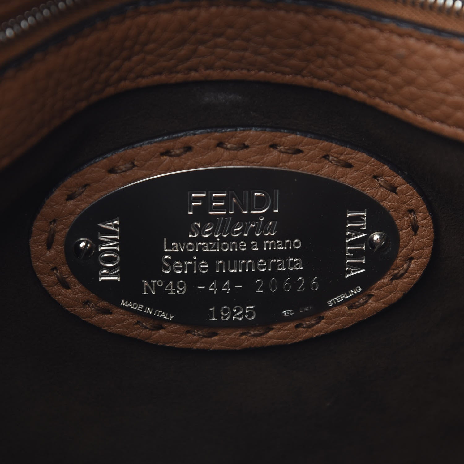 Fendi Cuoio Romano Selleria Small Anna Bucket Bag Mou 5 of 7
