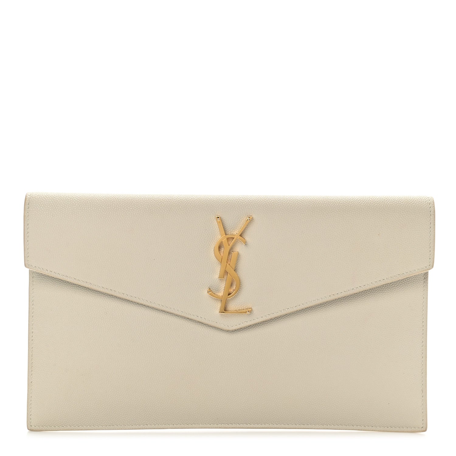 Saint Laurent Grain De Poudre Uptown Pouch Crema Soft 1 of 9