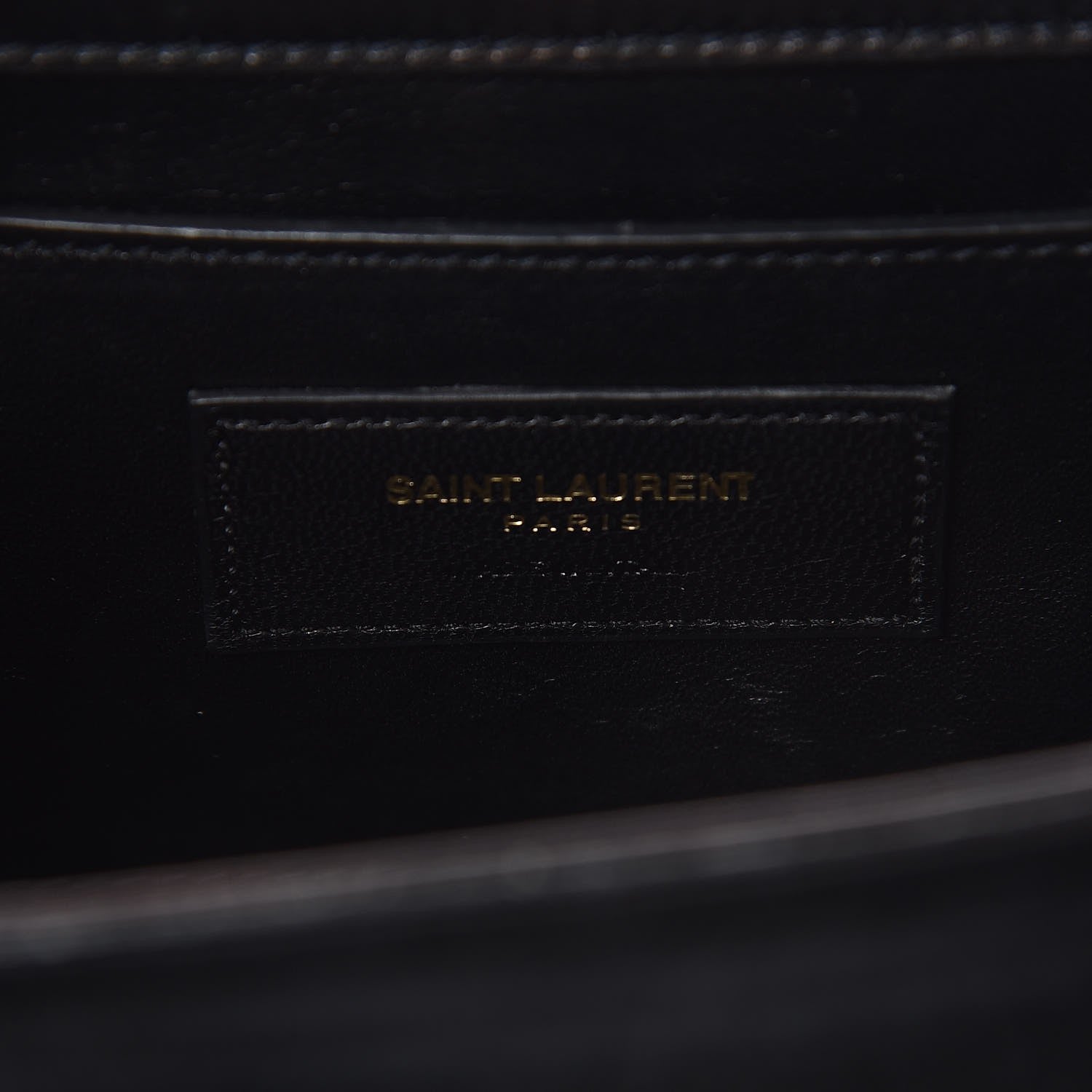 Saint Laurent Suede Small Classic Monogram Kate Tassel Satchel Black 6 of 21