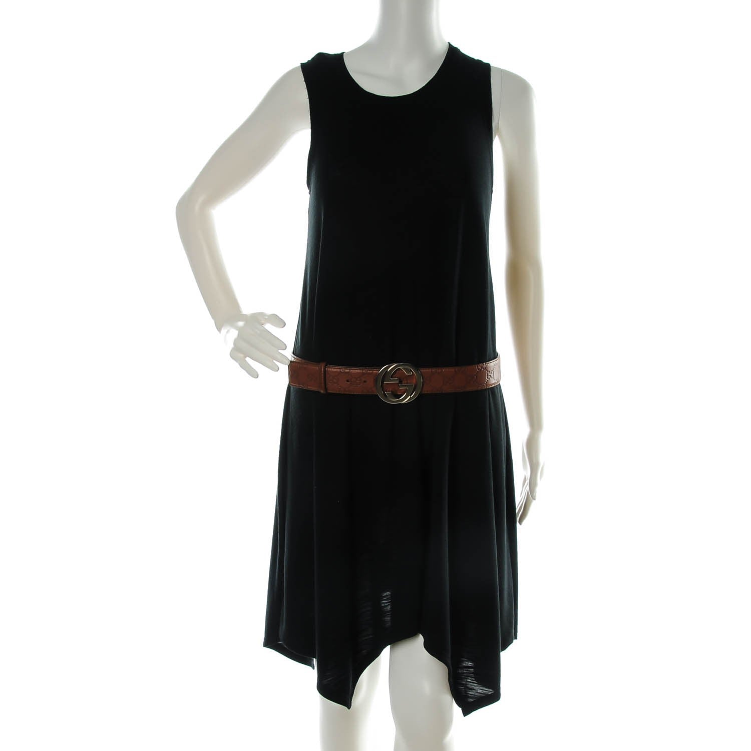 Gucci Guccissima Interlocking G Belt 90 36 Brown 2 of 7