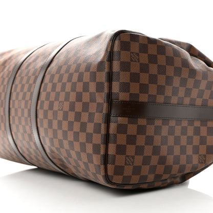 Louis Vuitton Damier Ebene Keepall Bandouliere 55 7 of 7