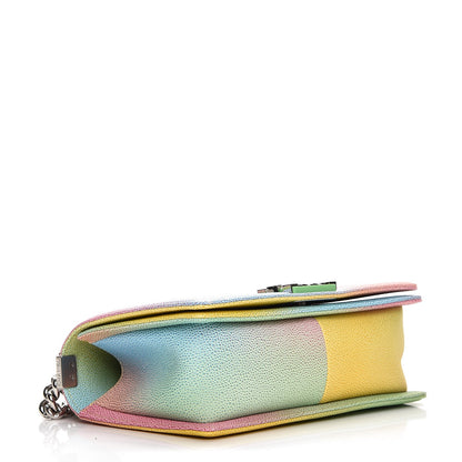 Chanel Caviar Quilted Medium Cuba Rainbow Boy Flap Multicolor 4 of 7