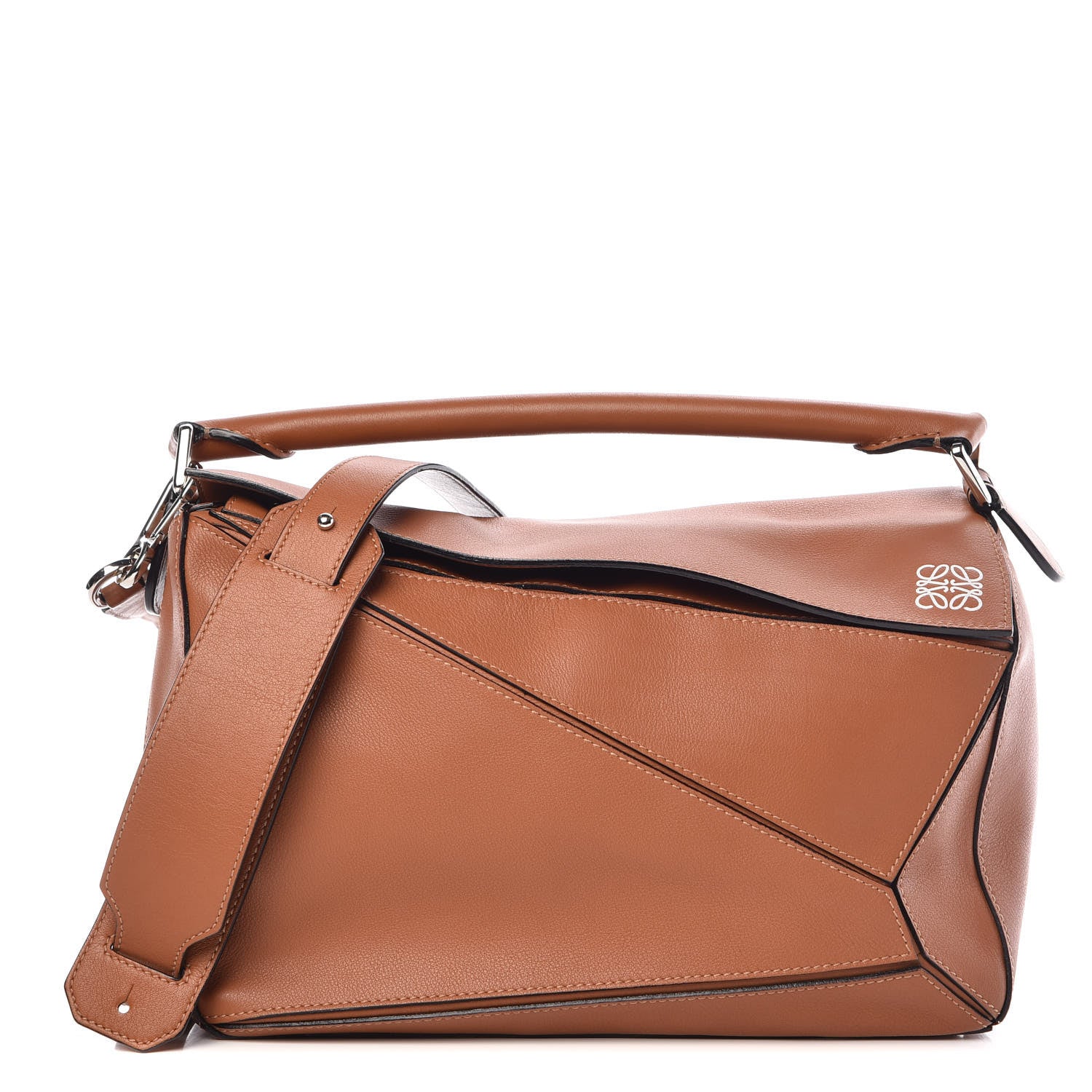 Loewe Calfskin Puzzle Bag Tan 1 of 11