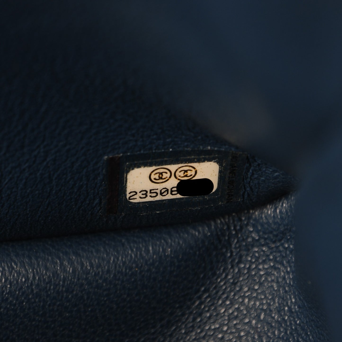 Lambskin Quilted Jumbo Double Flap Blue