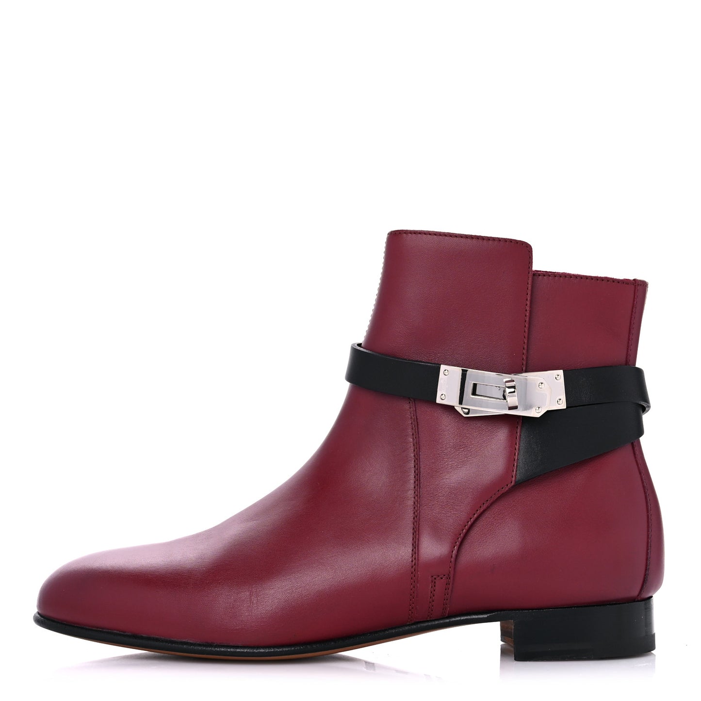 Calfskin Neo Low Boots 38 Carmin Black