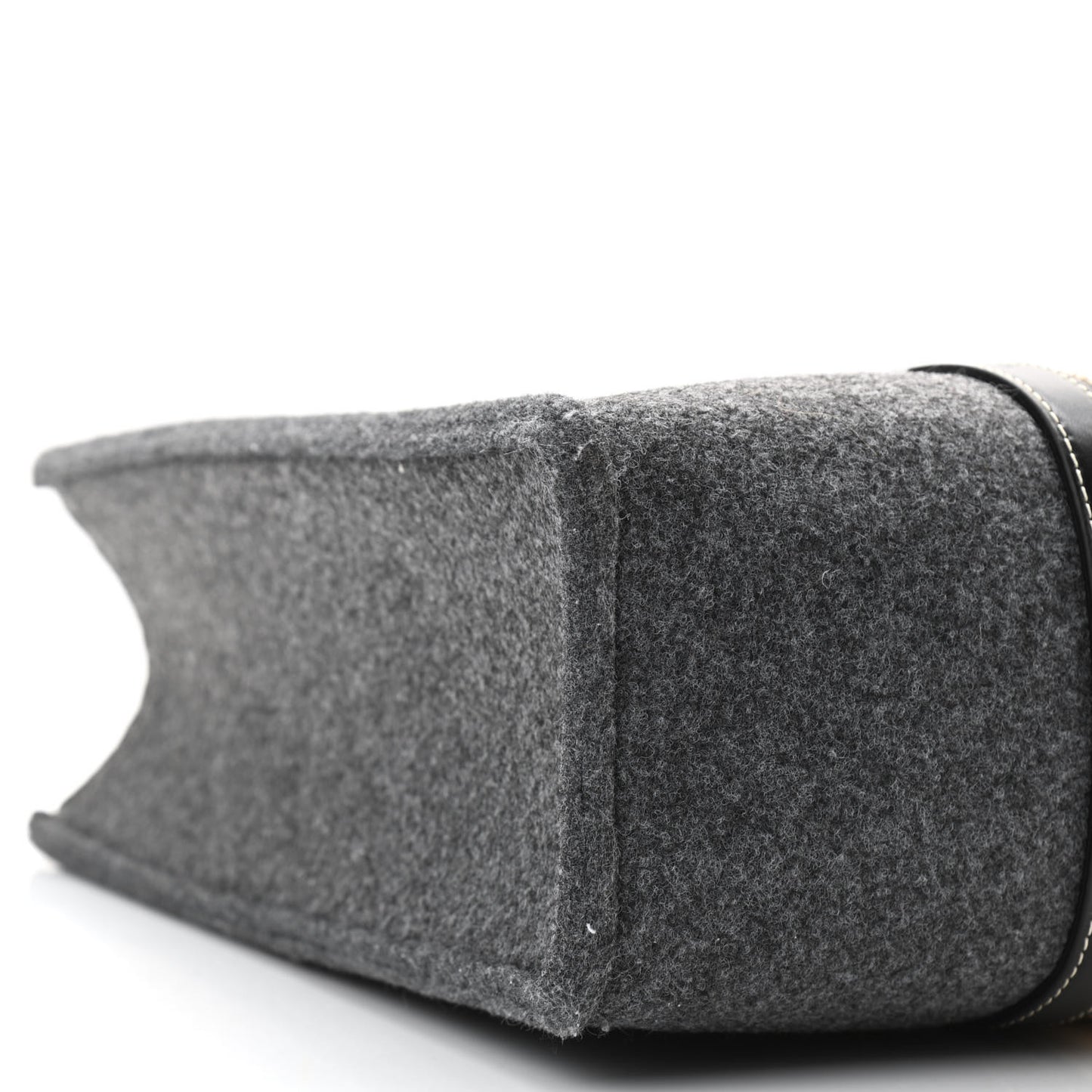 Felt Large Woody Ribbon Tote Cashmere Grey