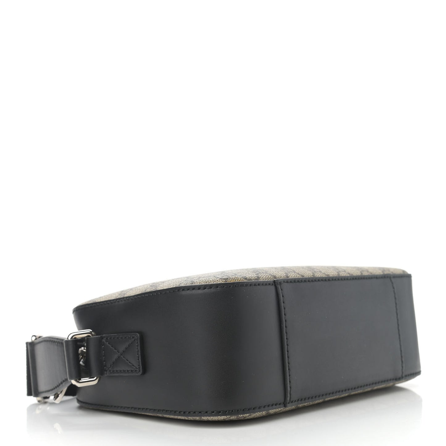 GG Supreme Monogram Camera Bag Beige Black