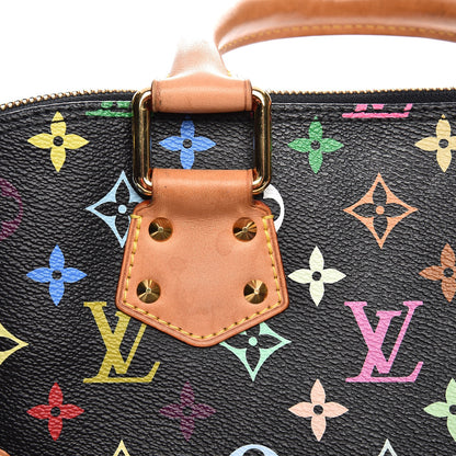 Louis Vuitton Monogram Multicolor Alma GM Black 9 of 15