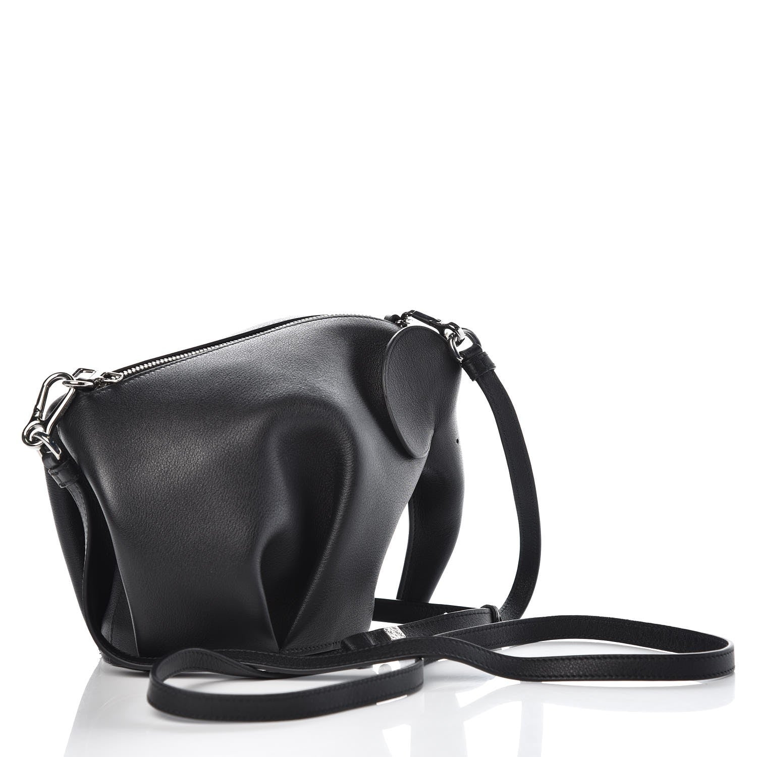 Loewe Calfskin Mini Elephant Crossbody Bag Black 3 of 6