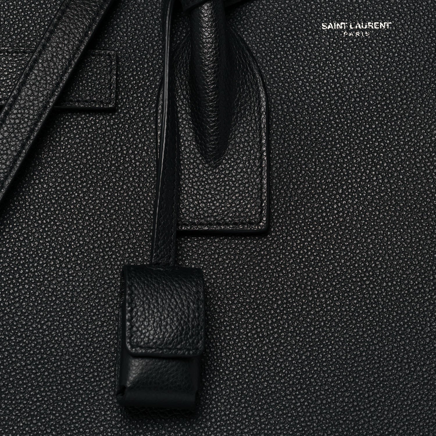 Saint Laurent Grained Calfskin Small Sac De Jour Black 11 of 14