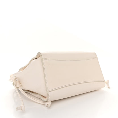 Mulberry Heavy Grain Small Iris Tote Chalk Black 4 of 9