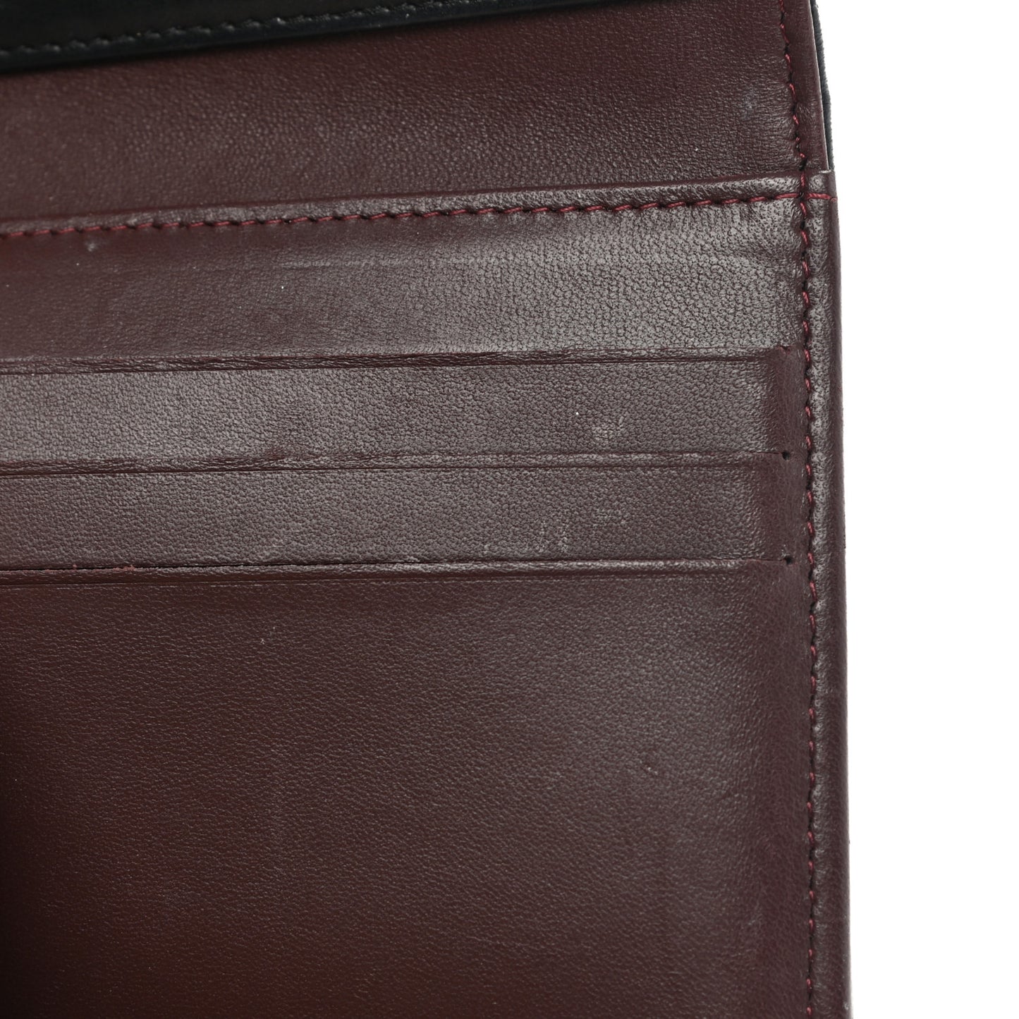 Lambskin Quilted Small Compact Wallet Black
