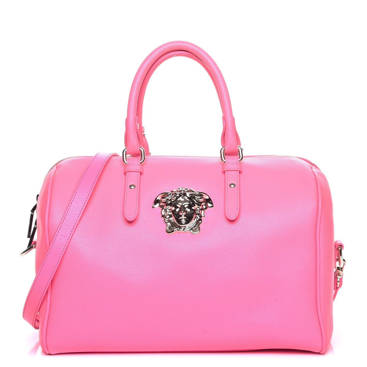 Calfskin Palazzo Duffle Bag Pink