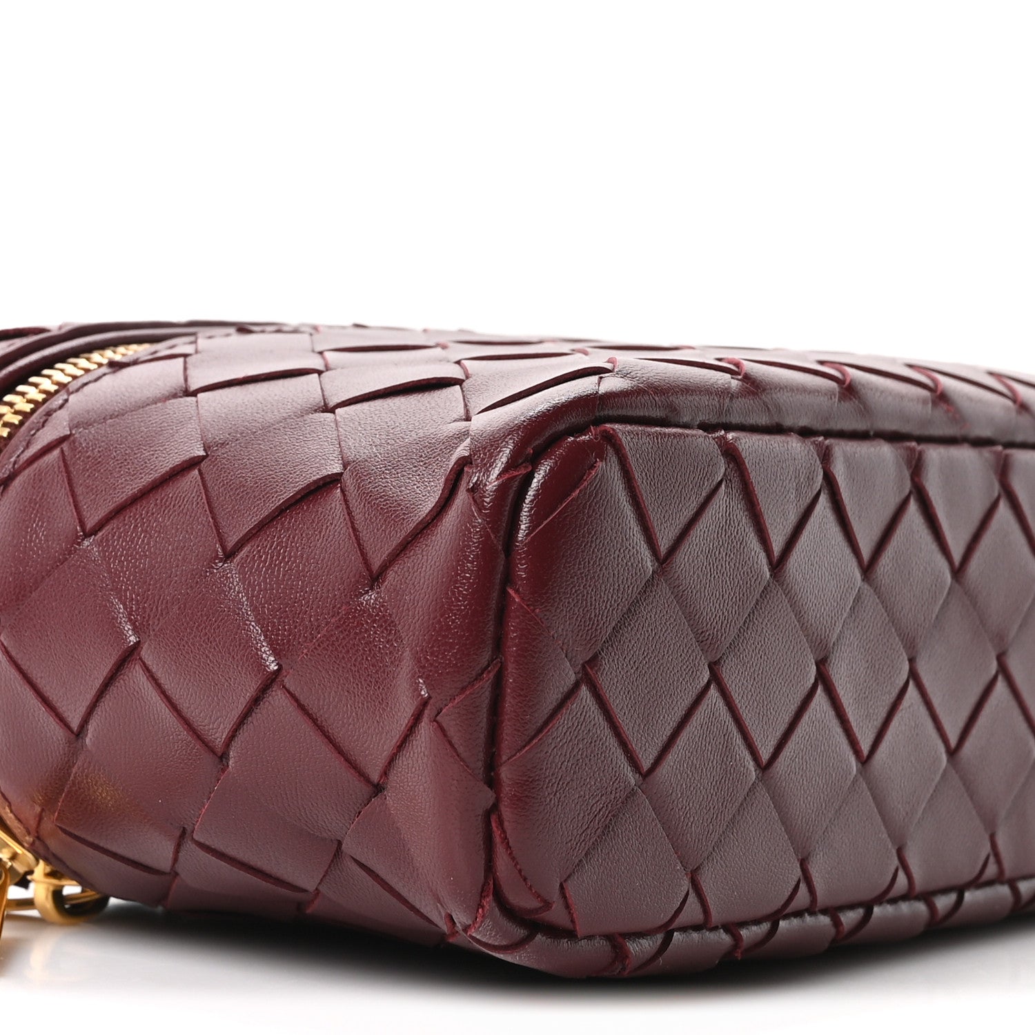 Bottega Veneta Nappa Intrecciato Bang Bang Vanity Case Barolo 9 of 10