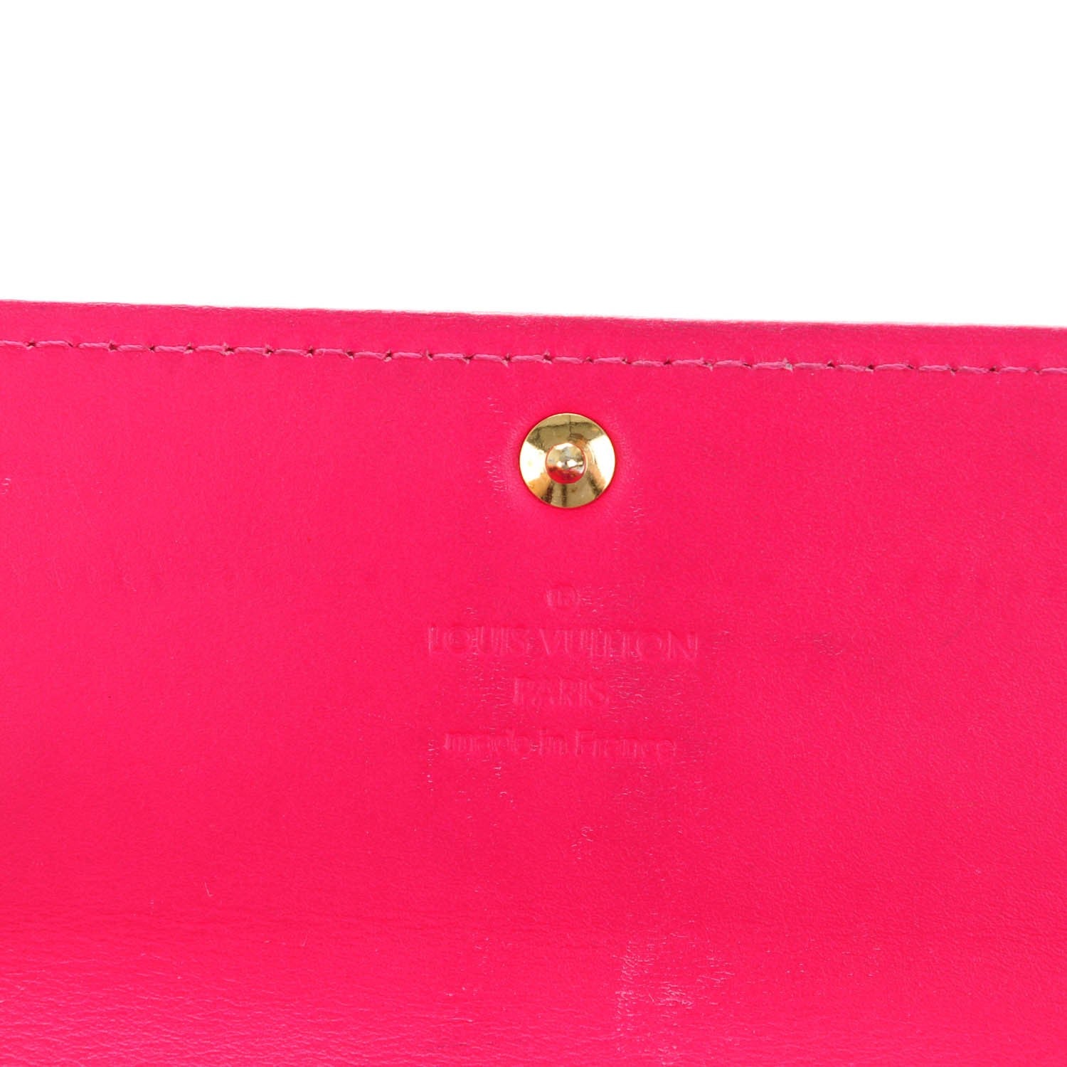 Louis Vuitton Vernis Sarah Wallet Rose Pop 6 of 8