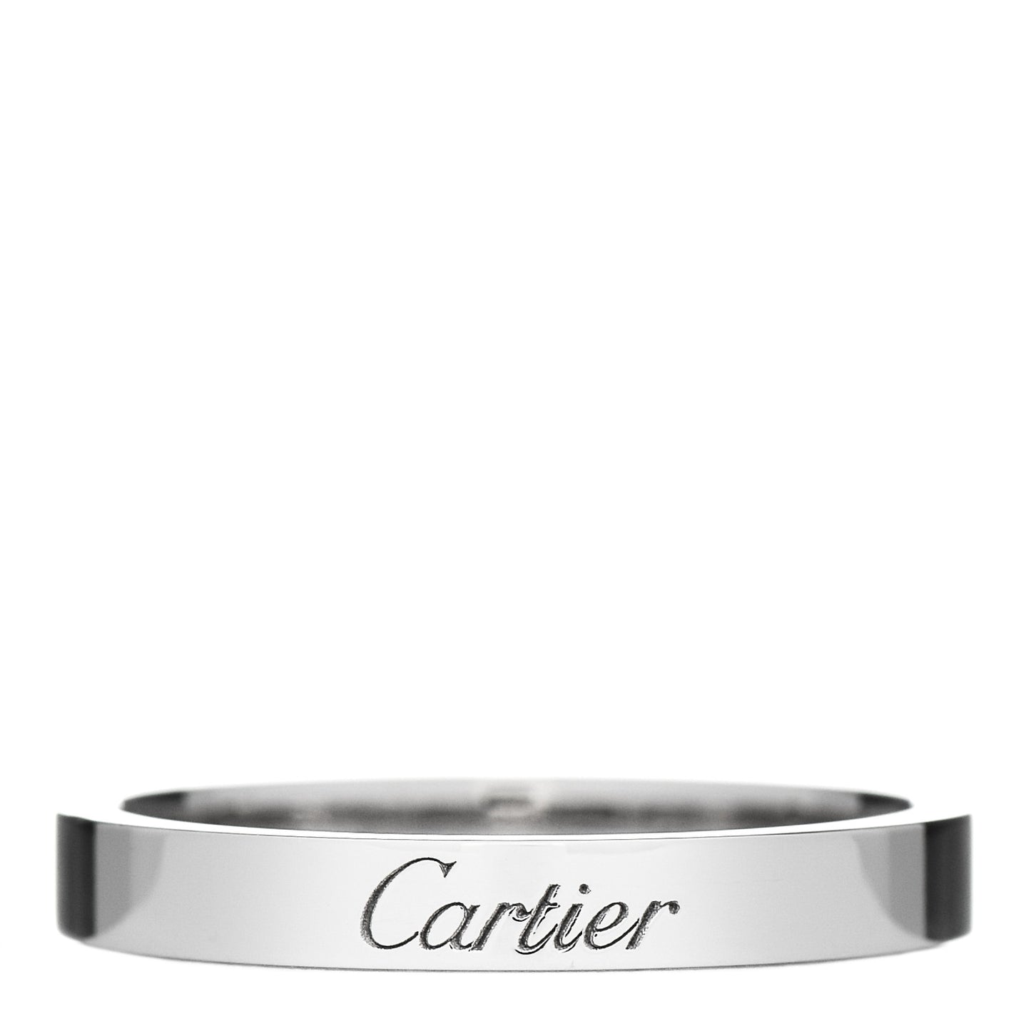Platinum 3mm C De Cartier Wedding Band 58 8.5