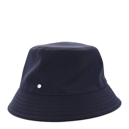 Hermes Cotton Canvas Eden Bucket Hat 59 Marine 1 of 8