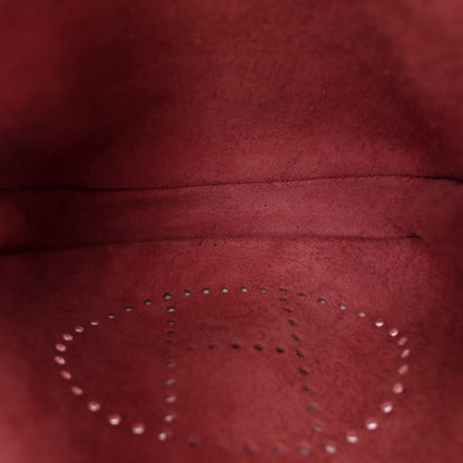 Hermes Taurillon Clemence EVELYNE III PM Rouge Grenat 5 of 11