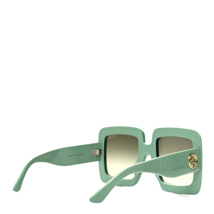 Gucci Oversized Square GG0783S Sunglasses Green 3 of 7
