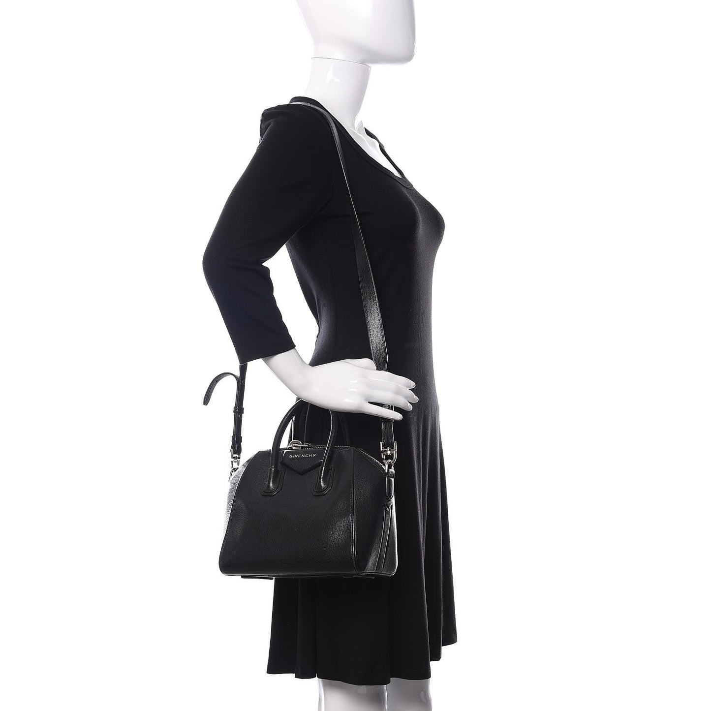 Sugar Goatskin Mini Antigona Black