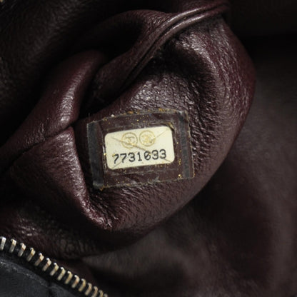 Chanel Lambskin Pleated Tassel Shoulder Bag Blak 8 of 9