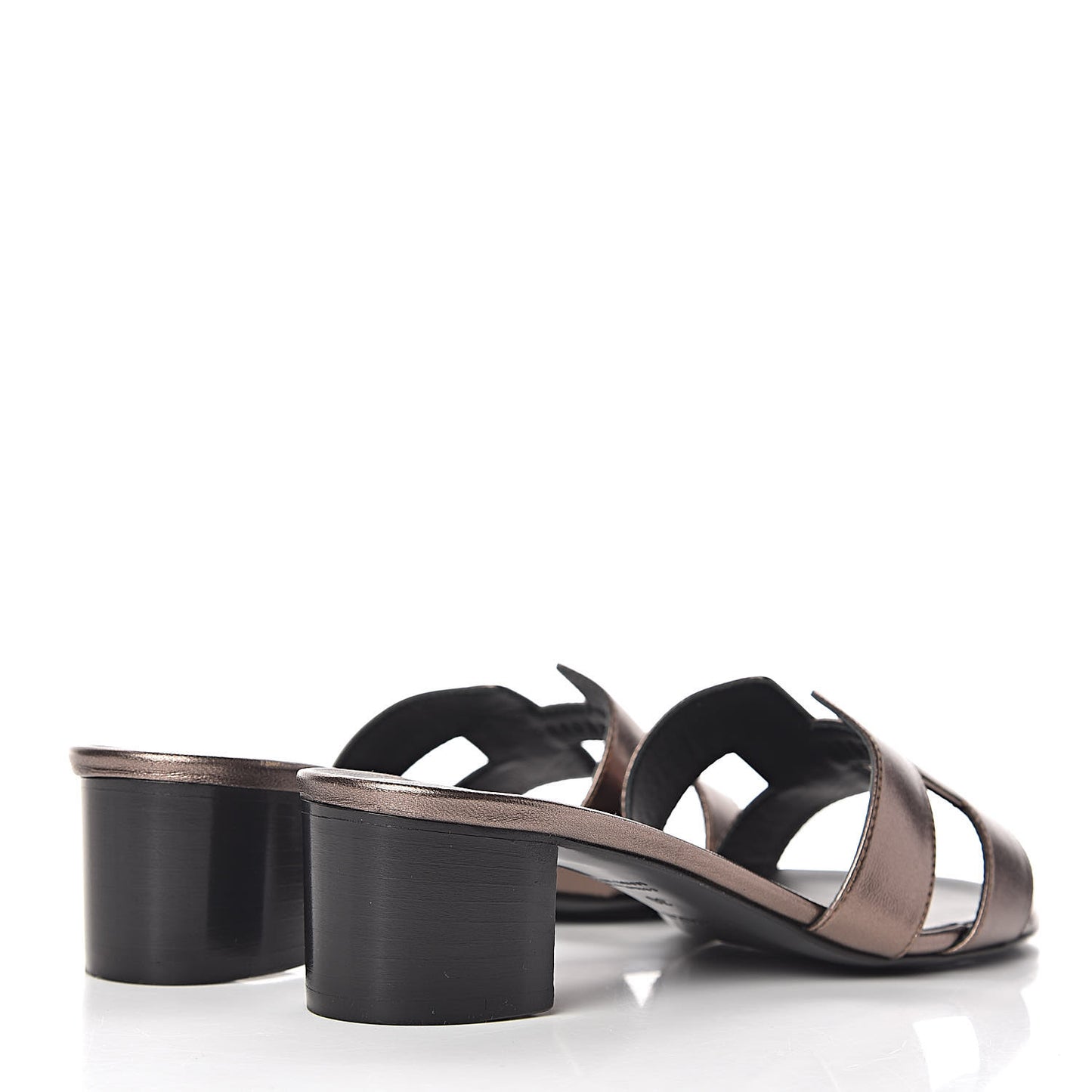 Metallic Nappa Oasis Sandals 36 Dore Vieilli