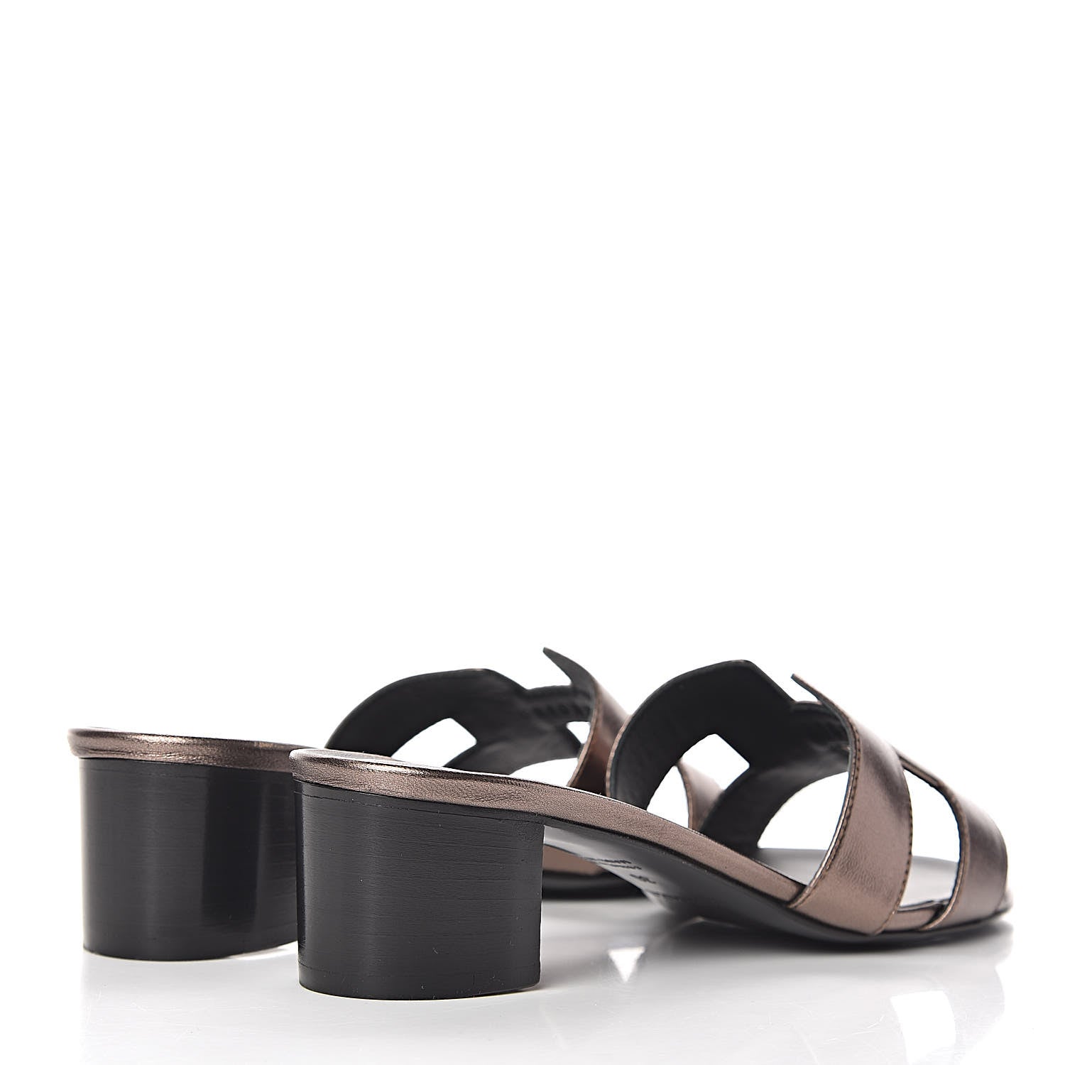 Hermes Metallic Nappa Oasis Sandals 36 Dore Vieilli 4 of 8