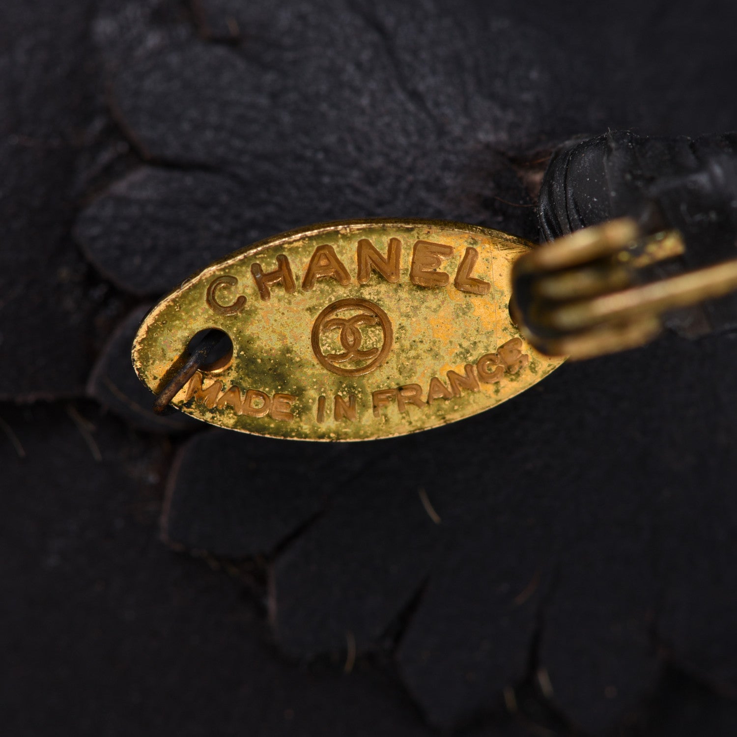 Chanel Rabbit Fur Camellia Brooch Pin Brown 4 of 5