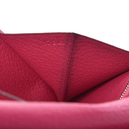 Hermes Chevre Mysore Bearn Wallet Rose Shocking 7 of 11
