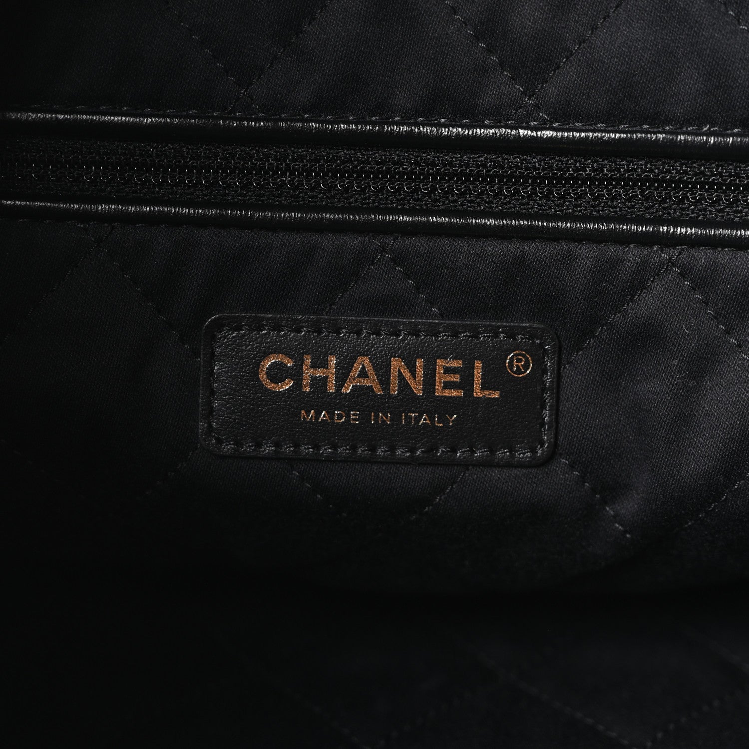 Chanel Shiny Calfskin Quilted Small Chanel 22 Black 6 of 10