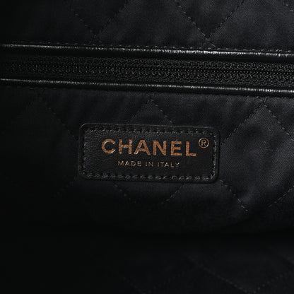 Chanel Shiny Calfskin Quilted Small Chanel 22 Black 6 of 10