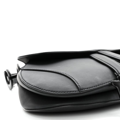 Christian Dior Ultra Matte Calfskin Saddle Bag Black 8 of 10