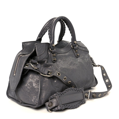 Balenciaga Agneau Arena Neo Cagole City Handbag Dark Grey 4 of 11