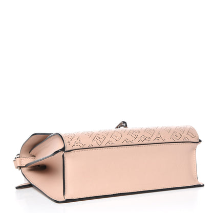 Burberry Calfskin Perforated Small Macken Crossbody Bag Fawn Pink 4 of 8