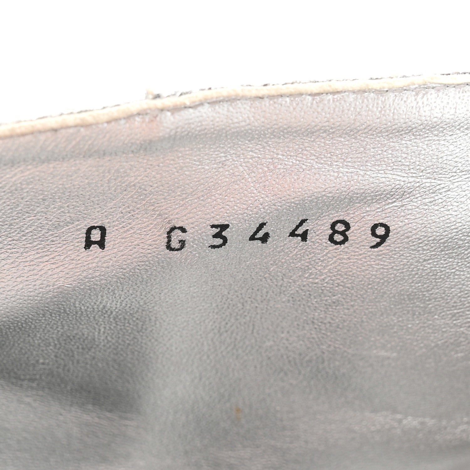 Chanel Metallic Crackled Calfskin Chain CC Short Boots 38.5 Silver 8 of 8