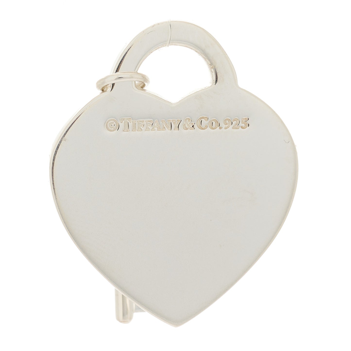 Sterling Silver Return to Tiffany Heart Tag Key Charm