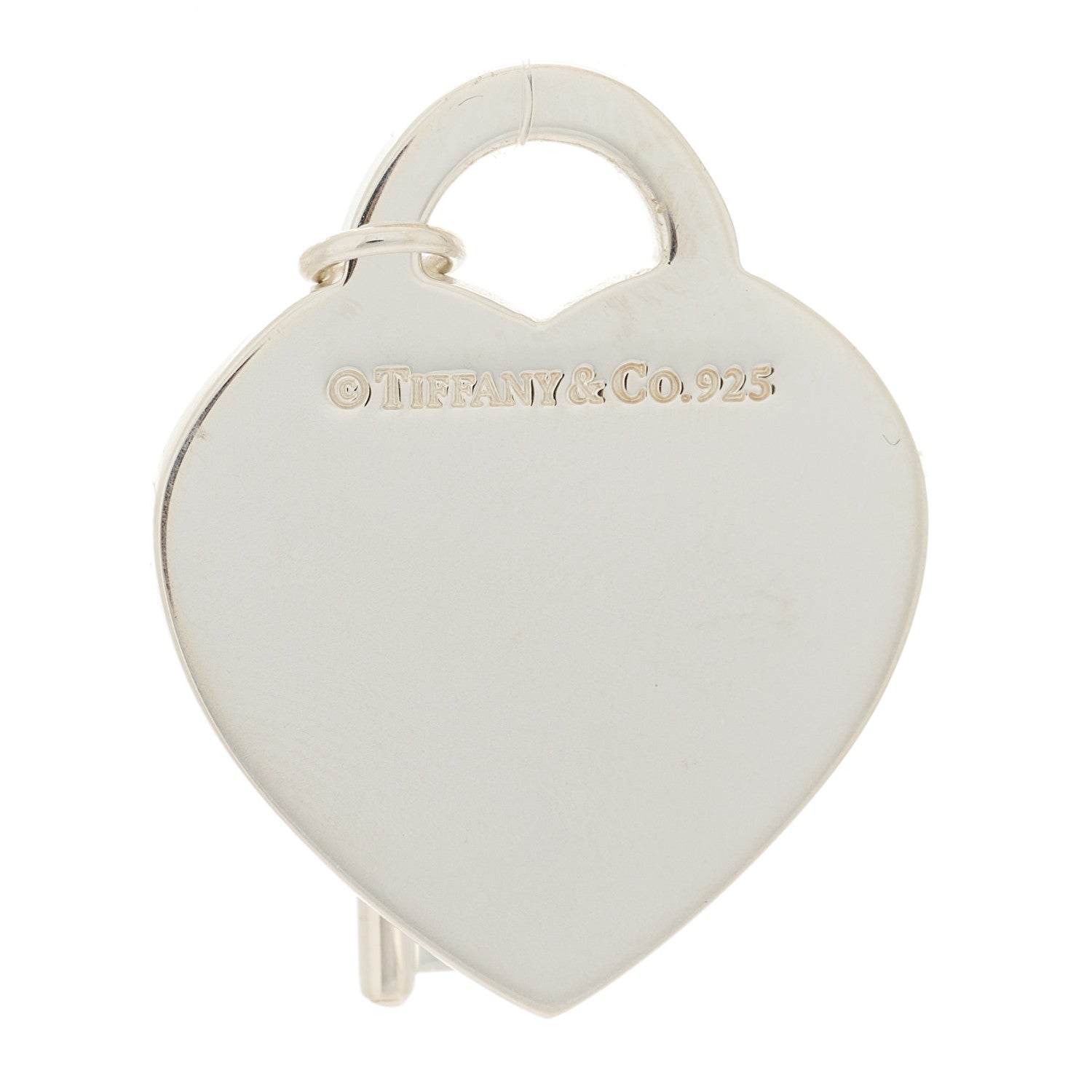 Tiffany Sterling Silver Return to Tiffany Heart Tag Key Charm 3 of 3
