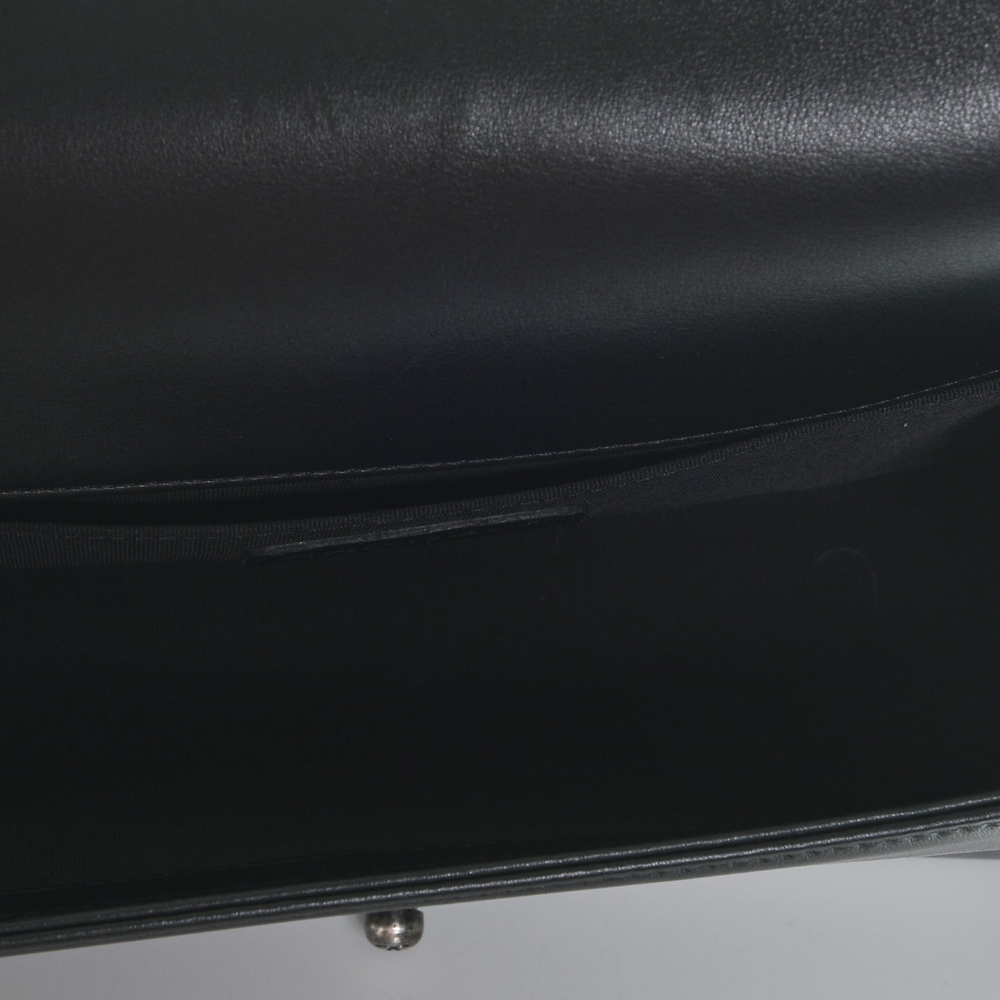 Calfskin Quilted Medium Boy Flap Black