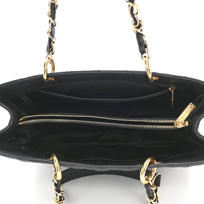 Chanel Caviar Quilted Grand Shopping Tote GST Black 5 of 14