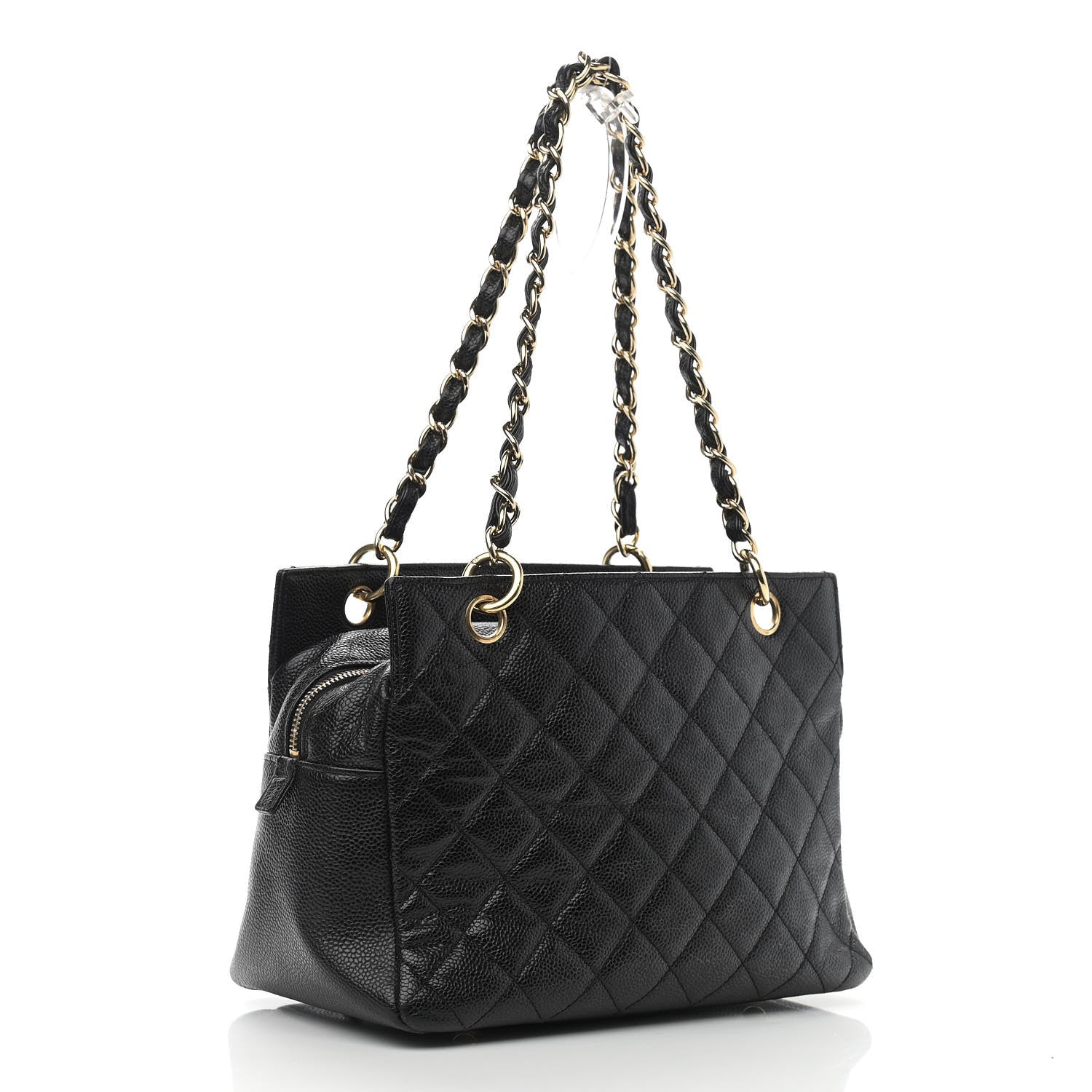 Chanel Caviar Quilted Petit Timeless Tote PTT Black 3 of 14